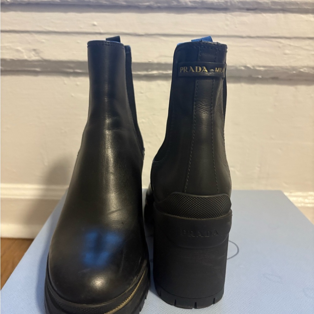 Prada Montana Chelsea ankle boot - Women's Black - Picture 3 of 6